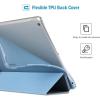ProCase Smart Case for iPad 9.7 Inch iPad 6th/5th Generation, iPad Air 2/Air 1, Slim Soft TPU Stand Smart Cover for iPad 9.7 2018 2017 Model iPad Air 2 Air 1 -Purple(Skyblue)