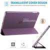 ProCase Smart Case for iPad 9.7 Inch iPad 6th/5th Generation, iPad Air 2/Air 1, Slim Soft TPU Stand Smart Cover for iPad 9.7 2018 2017 Model iPad Air 2 Air 1 -Purple(Purple)