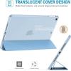 ProCase Smart Case for iPad 9.7 Inch iPad 6th/5th Generation, iPad Air 2/Air 1, Slim Soft TPU Stand Smart Cover for iPad 9.7 2018 2017 Model iPad Air 2 Air 1 -Purple(Skyblue)