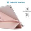 ProCase Smart Case for iPad 9.7 Inch iPad 6th/5th Generation, iPad Air 2/Air 1, Slim Soft TPU Stand Smart Cover for iPad 9.7 2018 2017 Model iPad Air 2 Air 1 -Purple(Pink)