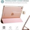 ProCase Smart Case for iPad Air 1st Generation 9.7 Inch, Protective Cover for iPad Air 1 Edition 2013 Model (A1474 / A1475 / A1476) -Navy(Rosegold)