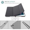 ProCase Smart Case for iPad Air 1st Generation 9.7 Inch, Protective Cover for iPad Air 1 Edition 2013 Model (A1474 / A1475 / A1476) -Navy(grey)