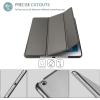 ProCase Smart Case for iPad Air 1st Generation 9.7 Inch, Protective Cover for iPad Air 1 Edition 2013 Model (A1474 / A1475 / A1476) -Navy(metallic)
