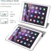 ProCase Smart Case for iPad Air 2 2014, Ultra Slim Lightweight Stand Protective Case Shell with Translucent Frosted Back Cover for iPad Air 2nd (A1566 A1567) -Teal(Metallic)