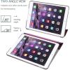 ProCase Smart Case for iPad Air 2 2014, Ultra Slim Lightweight Stand Protective Case Shell with Translucent Frosted Back Cover for iPad Air 2nd (A1566 A1567) -Teal(Wine)
