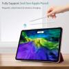 ProCase Smart Case for iPad Pro 11 Case 2021 2020 2018, Slim Stand Hard Back Shell Smart Cover for iPad Pro 11 Inch 3rd Generation 2021/ 2nd Gen 2020 / 1st Gen 2018 -Darkblue(Wine)