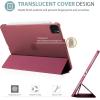 ProCase Smart Case for iPad Pro 11 Case 2021 2020 2018, Slim Stand Hard Back Shell Smart Cover for iPad Pro 11 Inch 3rd Generation 2021/ 2nd Gen 2020 / 1st Gen 2018 -Darkblue(Wine)
