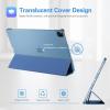 ProCase Smart Case for iPad Pro 12.9 2022/2021/2020/2018, Slim Stand Hard Back Shell Smart Cover for iPad Pro 12.9″ 6th Gen/5th Gen/4th Gen/3rd Gen -Navy(Blue)