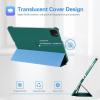 ProCase Smart Case for iPad Pro 12.9 2022/2021/2020/2018, Slim Stand Hard Back Shell Smart Cover for iPad Pro 12.9″ 6th Gen/5th Gen/4th Gen/3rd Gen -Navy(BluishGreen)