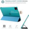 ProCase Smart Case for iPad Pro 12.9 2022/2021/2020/2018, Slim Stand Hard Back Shell Smart Cover for iPad Pro 12.9″ 6th Gen/5th Gen/4th Gen/3rd Gen -Navy(Emerald)