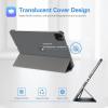 ProCase Smart Case for iPad Pro 12.9 2022/2021/2020/2018, Slim Stand Hard Back Shell Smart Cover for iPad Pro 12.9″ 6th Gen/5th Gen/4th Gen/3rd Gen -Navy(Grey)