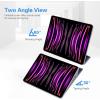 ProCase Smart Case for iPad Pro 12.9 2022/2021/2020/2018, Slim Stand Hard Back Shell Smart Cover for iPad Pro 12.9″ 6th Gen/5th Gen/4th Gen/3rd Gen -Navy(Lightpurple)