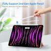ProCase Smart Case for iPad Pro 12.9 2022/2021/2020/2018, Slim Stand Hard Back Shell Smart Cover for iPad Pro 12.9″ 6th Gen/5th Gen/4th Gen/3rd Gen -Navy(Pink)
