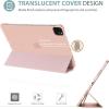 ProCase Smart Case for iPad Pro 12.9 2022/2021/2020/2018, Slim Stand Hard Back Shell Smart Cover for iPad Pro 12.9″ 6th Gen/5th Gen/4th Gen/3rd Gen -Navy(Rosegold)