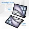 ProCase Smart Case for iPad Pro 12.9 2022/2021/2020/2018, Slim Stand Hard Back Shell Smart Cover for iPad Pro 12.9″ 6th Gen/5th Gen/4th Gen/3rd Gen -Navy(Shadowblack)