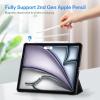 ProCase Smart Case for iPad Pro 12.9 2022/2021/2020/2018, Slim Stand Hard Back Shell Smart Cover for iPad Pro 12.9″ 6th Gen/5th Gen/4th Gen/3rd Gen -Navy(Shadowblack)