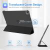 ProCase Smart Case for iPad Pro 12.9 2022/2021/2020/2018, Slim Stand Hard Back Shell Smart Cover for iPad Pro 12.9″ 6th Gen/5th Gen/4th Gen/3rd Gen -Navy(Shadowblack)
