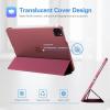 ProCase Smart Case for iPad Pro 12.9 2022/2021/2020/2018, Slim Stand Hard Back Shell Smart Cover for iPad Pro 12.9″ 6th Gen/5th Gen/4th Gen/3rd Gen -Navy(Wine)