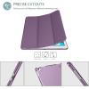 ProCase Smart Case for iPad Pro 12.9 Inch 1st and 2nd Generation (2015 and 2017 Model), Stand Cover Support Auto Sleep/Wake -Emerald(Darkpurple)