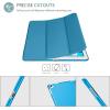 ProCase Smart Case for iPad Pro 12.9 Inch 1st and 2nd Generation (2015 and 2017 Model), Stand Cover Support Auto Sleep/Wake -Emerald(Lightblue)