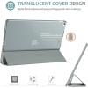 ProCase Smart Case for iPad Pro 12.9 Inch 1st and 2nd Generation (2015 and 2017 Model), Stand Cover Support Auto Sleep/Wake -Emerald(Lightgrey)
