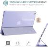 ProCase Smart Case for iPad Pro 9.7 Inch 2016, Ultra Slim Lightweight Stand Smart Case Shell with Translucent Frosted Back Cover for iPad Pro 9.7 Inch (A1673 A1674 A1675) -Emerald(Lightpurple)