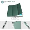 ProCase Smart Case for iPad Pro 9.7 Inch 2016, Ultra Slim Lightweight Stand Smart Case Shell with Translucent Frosted Back Cover for iPad Pro 9.7 Inch (A1673 A1674 A1675) -Emerald(Mgreen)