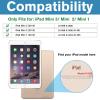 ProCase Smart Case for iPad mini 1 2 3(Model: A1432 A1454 A1455 A1489 A1490 A1491 A1599 A1600), Slim Lightweight Stand Cover with Translucent Frosted Back Support Auto Sleep/Wake –Navy Blue(Purple)