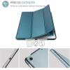 ProCase Smart Case for iPad mini 1 2 3(Model: A1432 A1454 A1455 A1489 A1490 A1491 A1599 A1600), Slim Lightweight Stand Cover with Translucent Frosted Back Support Auto Sleep/Wake –Navy Blue(Teal)