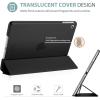 ProCase Smart Case for iPad mini 1 2 3(Model: A1432 A1454 A1455 A1489 A1490 A1491 A1599 A1600), Slim Lightweight Stand Cover with Translucent Frosted Back Support Auto Sleep/Wake –Navy Blue(Black)
