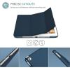 ProCase Smart Case for iPad mini 4th Generation(2015 Model), Lightweight Cover with Auto Sleep/Wake for iPad mini 4 -Black(Navy)
