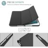 ProCase Smart Case for iPad mini 5th Generation(2019 Model), Lightweight Cover with Auto Sleep/Wake for iPad mini 5 -Grey(Black)