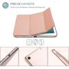 ProCase Smart Case for iPad mini 5th Generation(2019 Model), Lightweight Cover with Auto Sleep/Wake for iPad mini 5 -Grey(Rosegold)