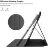 ProCase Smart Cover for iPad 9.7 (2018 & 2017, Old Model) / iPad Air 2 / iPad Air Case, Slim Stand Protective Folio Case for iPad 9.7 Inch 5th/6th Generation, Also Fit iPad Air 2 / iPad Air -Black(Black)