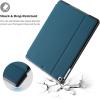 ProCase Smart Cover for iPad 9.7 (2018 & 2017, Old Model) / iPad Air 2 / iPad Air Case, Slim Stand Protective Folio Case for iPad 9.7 Inch 5th/6th Generation, Also Fit iPad Air 2 / iPad Air -Black(Teal)