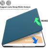 ProCase Smart Cover for iPad 9.7 (2018 & 2017, Old Model) / iPad Air 2 / iPad Air Case, Slim Stand Protective Folio Case for iPad 9.7 Inch 5th/6th Generation, Also Fit iPad Air 2 / iPad Air -Black(Teal)