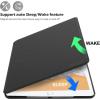 ProCase Smart Cover for iPad 9.7 (2018 & 2017, Old Model) / iPad Air 2 / iPad Air Case, Slim Stand Protective Folio Case for iPad 9.7 Inch 5th/6th Generation, Also Fit iPad Air 2 / iPad Air -Black(Black)