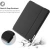 ProCase Smart Cover for iPad 9.7 (2018 & 2017, Old Model) / iPad Air 2 / iPad Air Case, Slim Stand Protective Folio Case for iPad 9.7 Inch 5th/6th Generation, Also Fit iPad Air 2 / iPad Air -Black(Black)