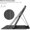 ProCase for Galaxy Tab S6 Lite 10.4” 2024 2022 2020 with S Pen Holder, Slim Stand Folio Case Smart Cover for Galaxy Tab S6 Lite 10.4 Inch SM-P613/ P619 SM-P610/ P615 SM-P620 / P625 -Black(Black)