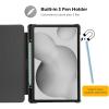 ProCase for Galaxy Tab S6 Lite 10.4” 2024 2022 2020 with S Pen Holder, Slim Stand Folio Case Smart Cover for Galaxy Tab S6 Lite 10.4 Inch SM-P613/ P619 SM-P610/ P615 SM-P620 / P625 -Black(Black)