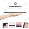 ProCase for Galaxy Tab S6 Lite 10.4” 2024 2022 2020 with S Pen Holder, Slim Stand Folio Case Smart Cover for Galaxy Tab S6 Lite 10.4 Inch SM-P613/ P619 SM-P610/ P615 SM-P620 / P625 -Black(Chiffonpink)