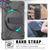 ProCase for Lenovo Tab M8 4th Gen Case 8 Inch 2023, Heavy Duty Shockproof Rugged Protective Cover Rotating Kickstand with Handle Holder Shoulder Strap for Lenovo TB-300FU/TB-300XU Tablet –Grey