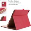 ProCase for iPad Pro 12.9 2017/2015 Case (1st & 2nd Generation), Stand Folio Case Cover for iPad Pro 12.9 Inch (Old Model 2017/2015), with Multiple Viewing Angles, Pencil Holder -Teal(Red)