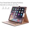 ProCase for iPad Pro 12.9 2017/2015 Case (1st & 2nd Generation), Stand Folio Case Cover for iPad Pro 12.9 Inch (Old Model 2017/2015), with Multiple Viewing Angles, Pencil Holder -Teal(Brown)