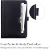 ProCase for iPad Pro 9.7 Case 2016 (Old Model), PU Leather Stand Folio Cover for iPad Pro 9.7 Inch (A1673/A1674/A1675) with 3 Viewing Angles & Pencil Holder & Document Card Pocket -Navy(Black)