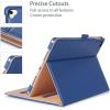 ProCase for iPad Pro 9.7 Case 2016 (Old Model), PU Leather Stand Folio Cover for iPad Pro 9.7 Inch (A1673/A1674/A1675) with 3 Viewing Angles & Pencil Holder & Document Card Pocket -Navy(Navy)