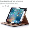 ProCase for iPad Pro 9.7 Case 2016 (Old Model), PU Leather Stand Folio Cover for iPad Pro 9.7 Inch (A1673/A1674/A1675) with 3 Viewing Angles & Pencil Holder & Document Card Pocket -Navy(Black)