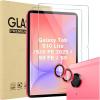 ProCase 2 Pack Screen Protector for Galaxy Tab S10 Lite / S10 FE 2025 / Tab S9 FE 5G 2023 / Tab S9 11 inch + 2 Pack Camera Lens Protector, Tempered Glass Film Compatible with S Pen -Mint(Coralred)