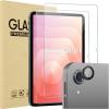 ProCase 2 Pack Screen Protector for Galaxy Tab S11 2025 11 inch X730 X730N X736 + 1 Pack Camera Lens Protector, Clear Tempered Glass Film Compatible with S Pen -Gray(Gray)