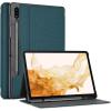 ProCase Case for Galaxy Tab S7 FE 5G 2021/S8 Plus 2022/S7 Plus 2020 12.4 inch with S Pen Holder, Smart Cover for 12.4″ Samsung Galaxy Tablet (SM-X800 X806 T730 T736 T970 T975 T976 T978) -Black(Teal)